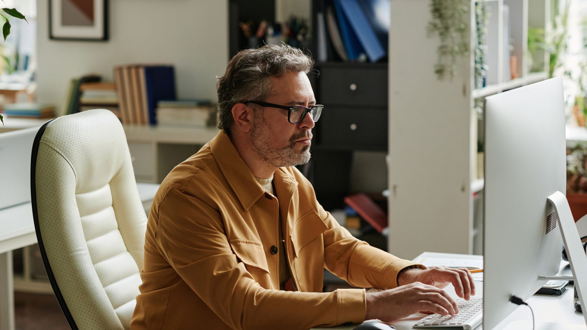 Canadian business executive using ChatGPT after training